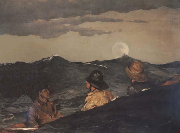 Winslow Homer Kissing the Moon (mk44) Germany oil painting art